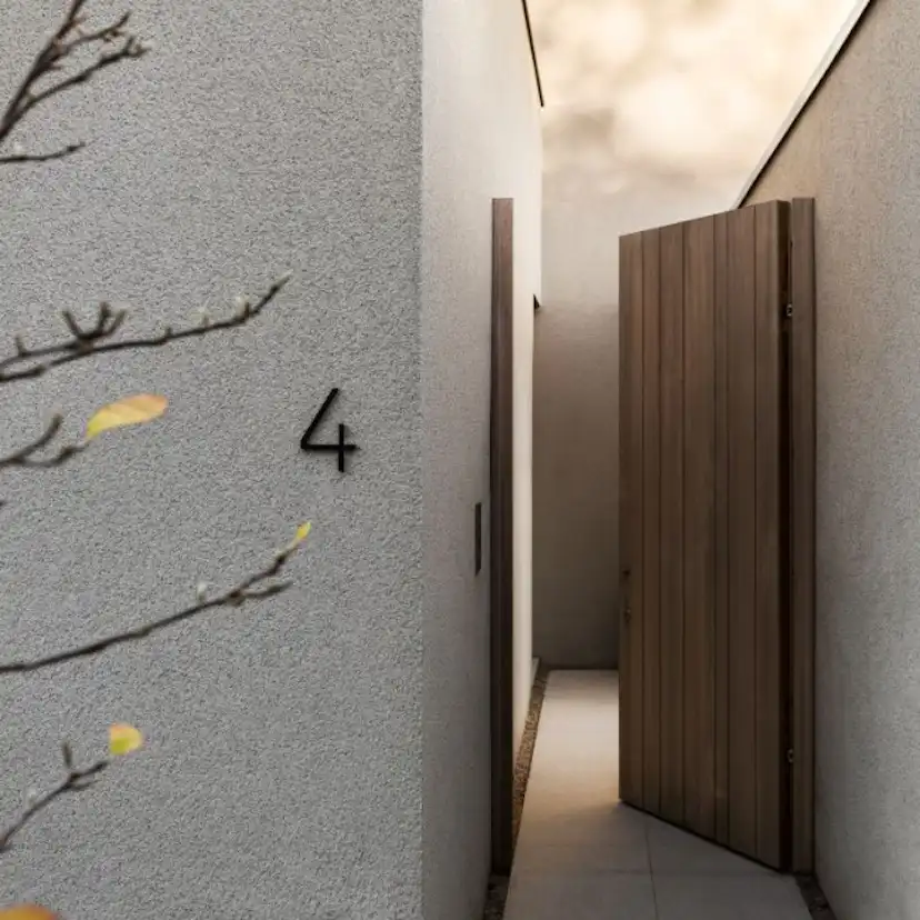 Husnummer Habo Selection Contemporary Små Svart