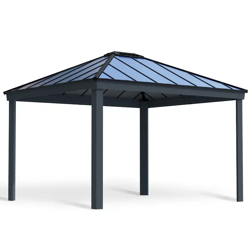 Paviljong Canopia By Palram Dallas 4,2 x 4,8m Antracitgrå