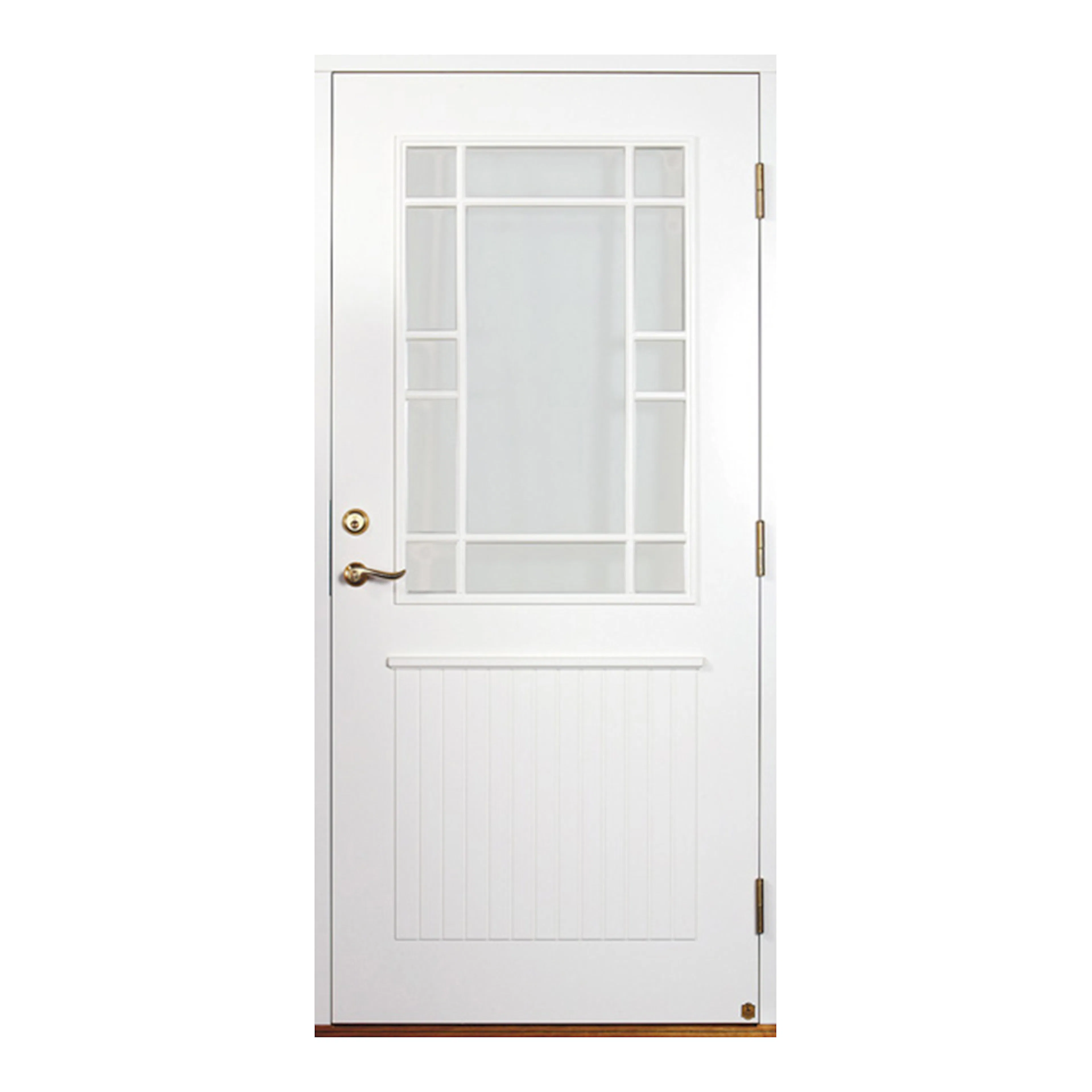 Ytterdörr Leksandsdörren Källberget Glas Eco74 RC2N
