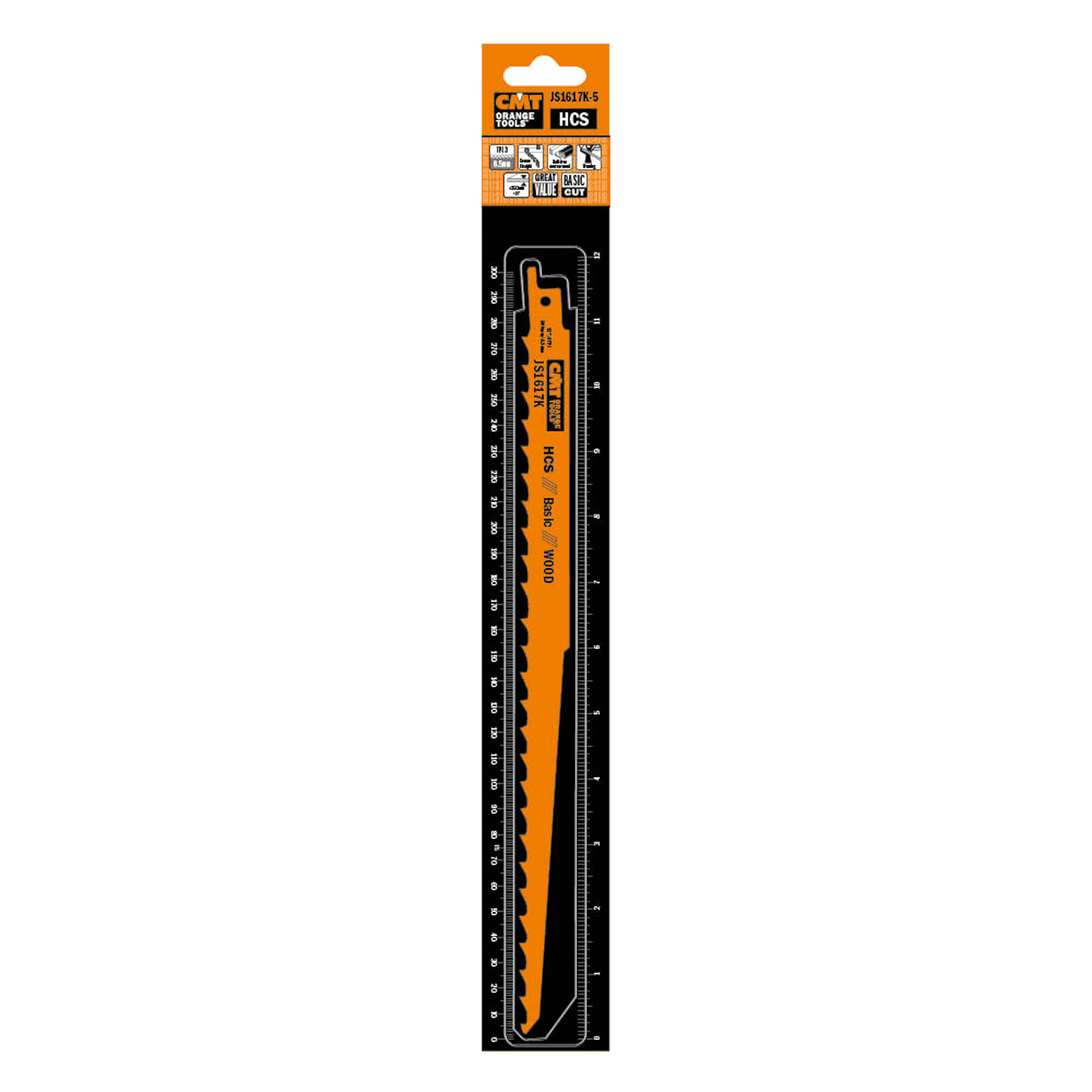 Tigersågblad CMT Orange Tools Trä 300mm HCS Basic 5 st