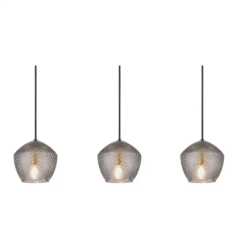 Taklampa Nordlux Orbiform 3-Pendel Rökfärgad