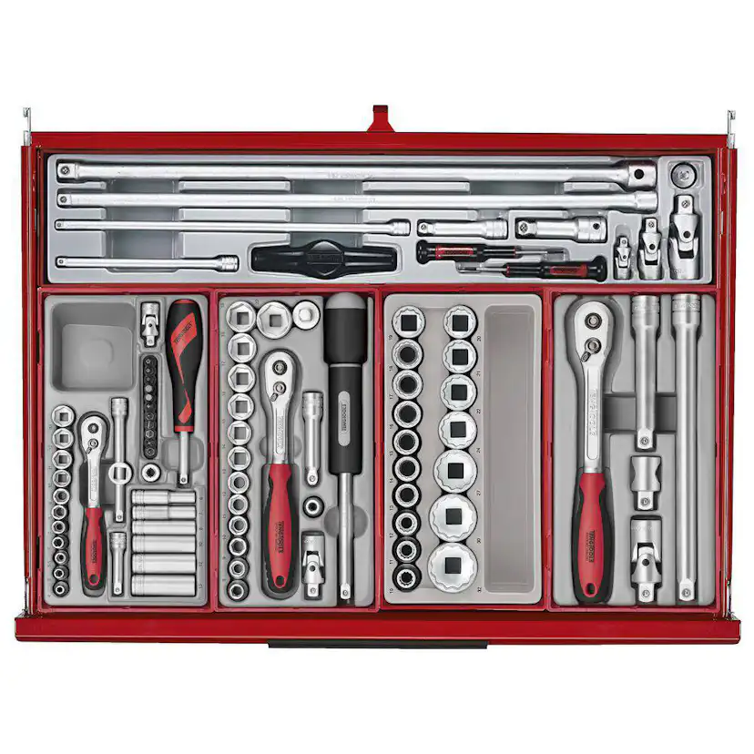 Verktygsset Teng Tools 1008 -Delar Svart