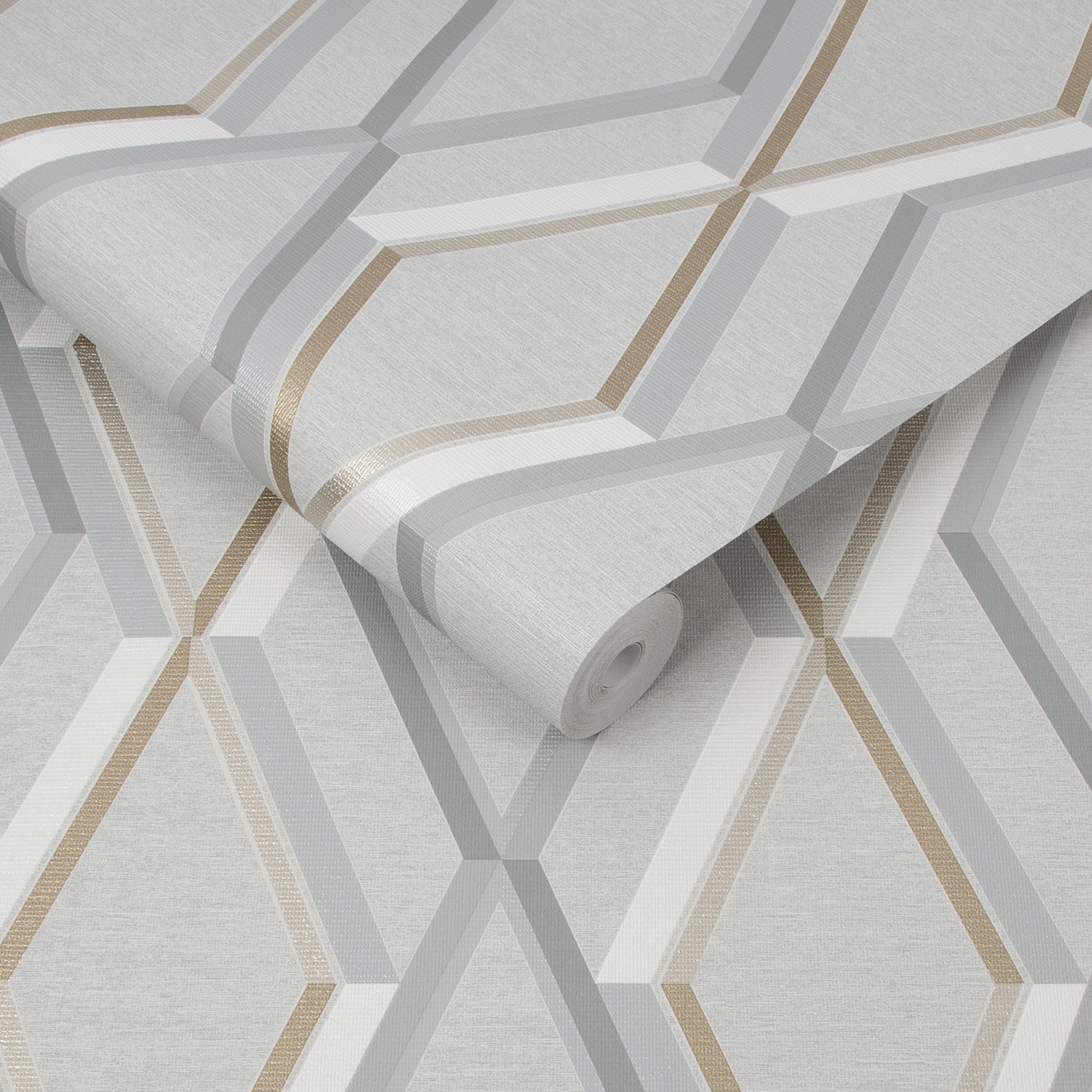 Tapet Superfresco Easy Prestige Geo Grey Grå