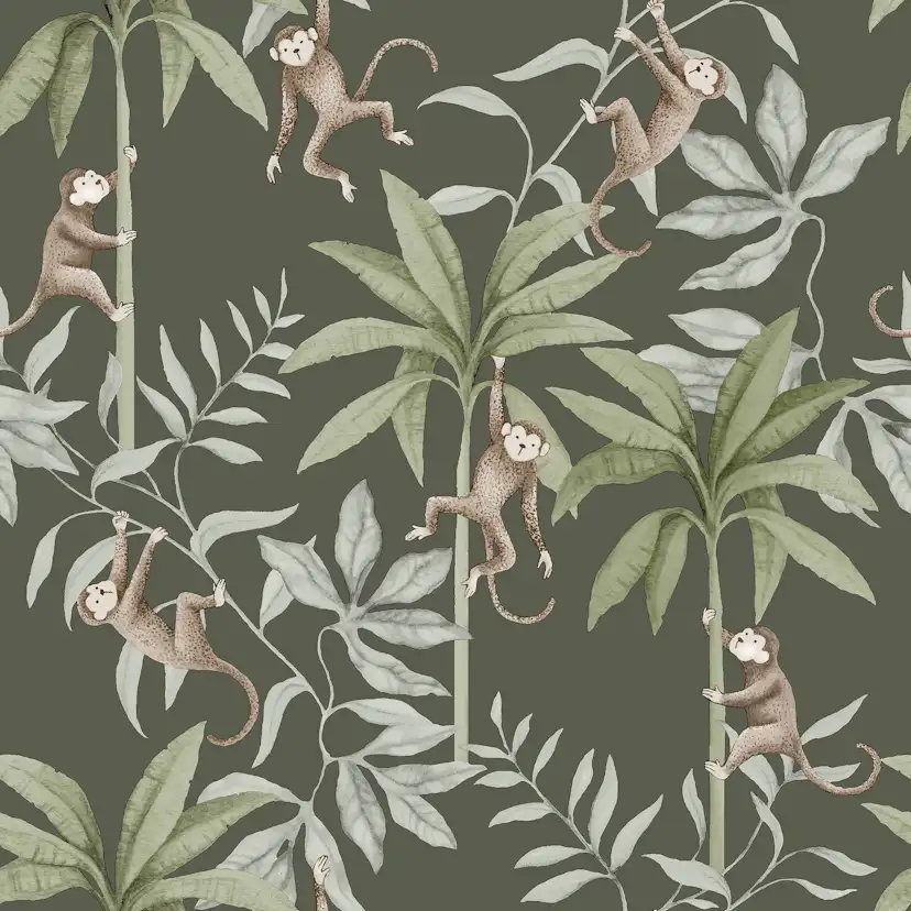 Tapet Boråstapeter Jungle Friends 6935