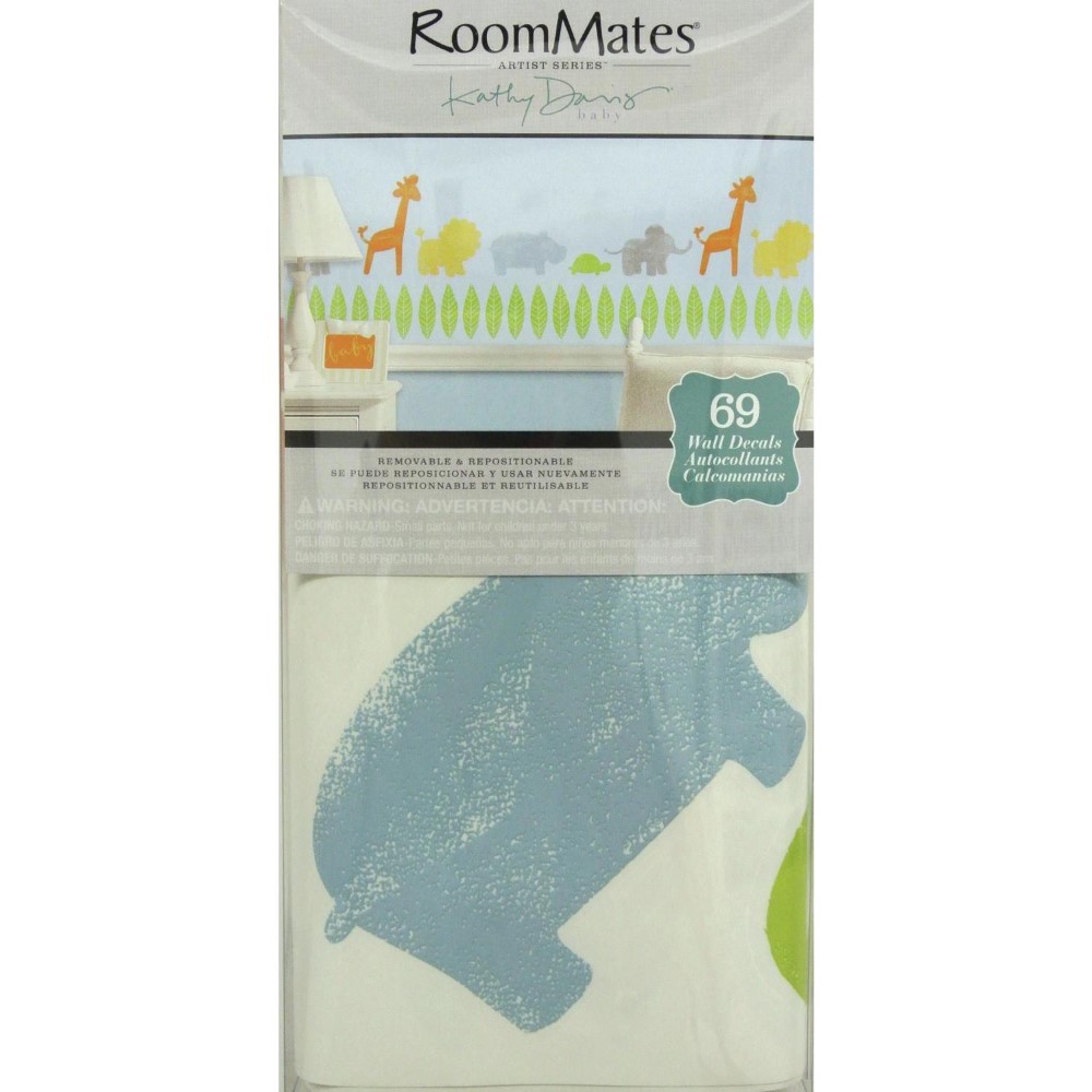 Väggdekor RoomMates Animals on Parade