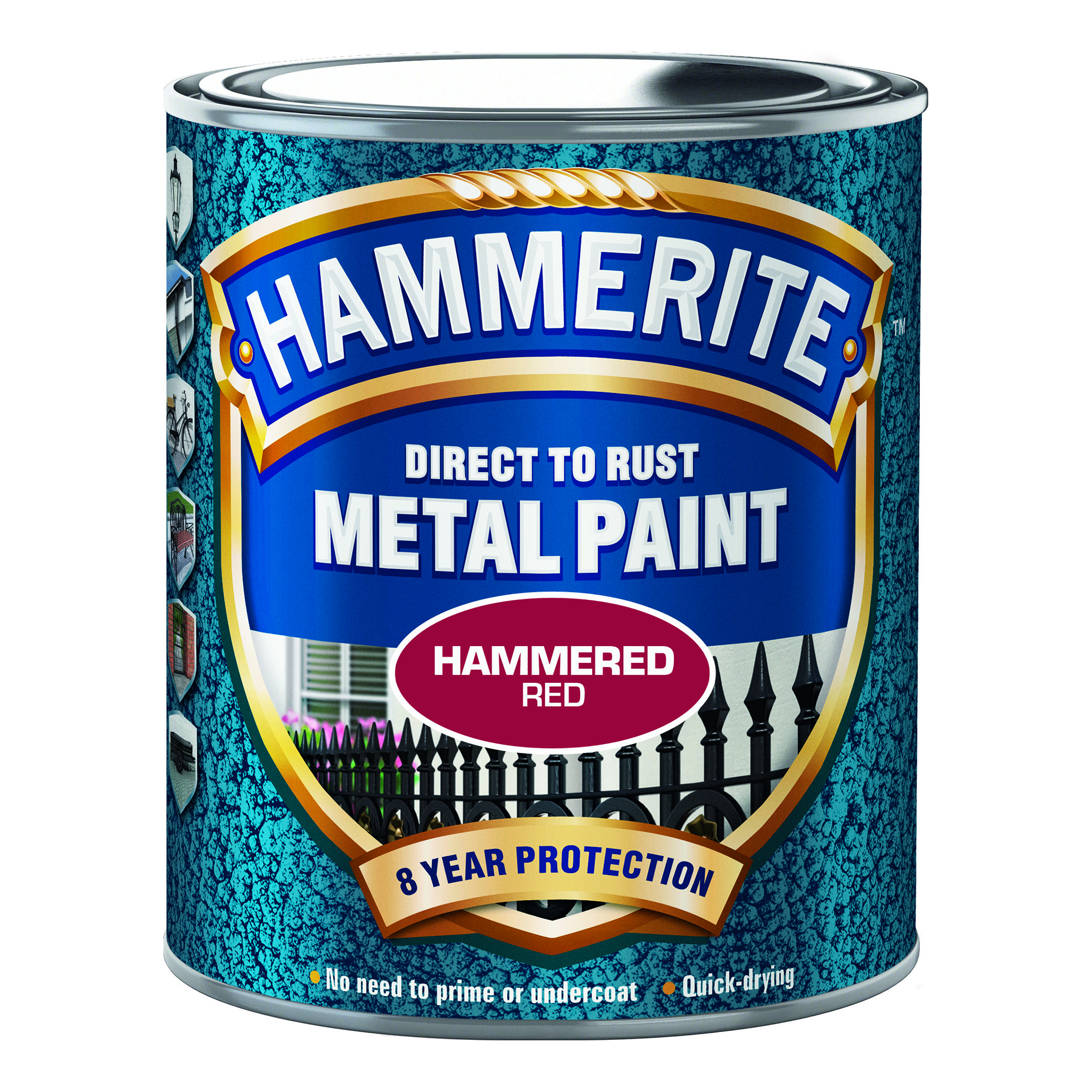 Rostskyddsfärg Hammerite Hammarlack Röd 750ml