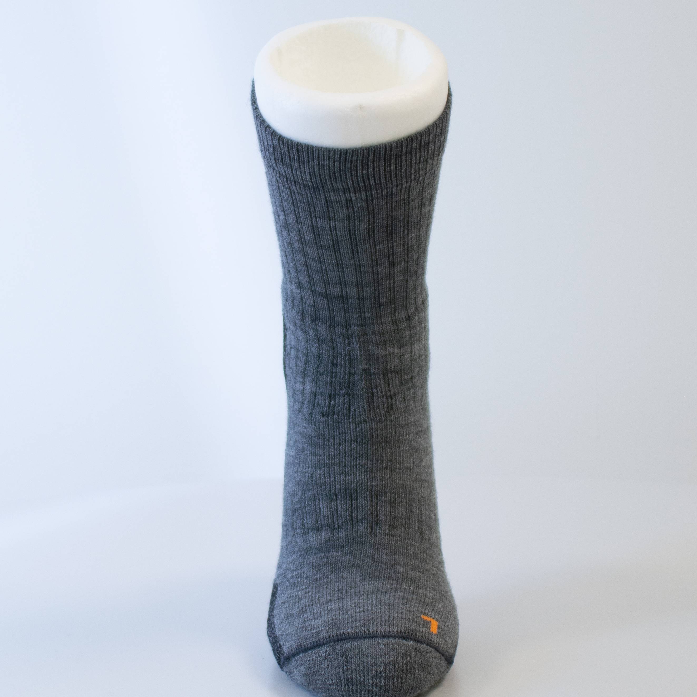 Socka Jobman Merino Tjock Mörkgrån/Svart