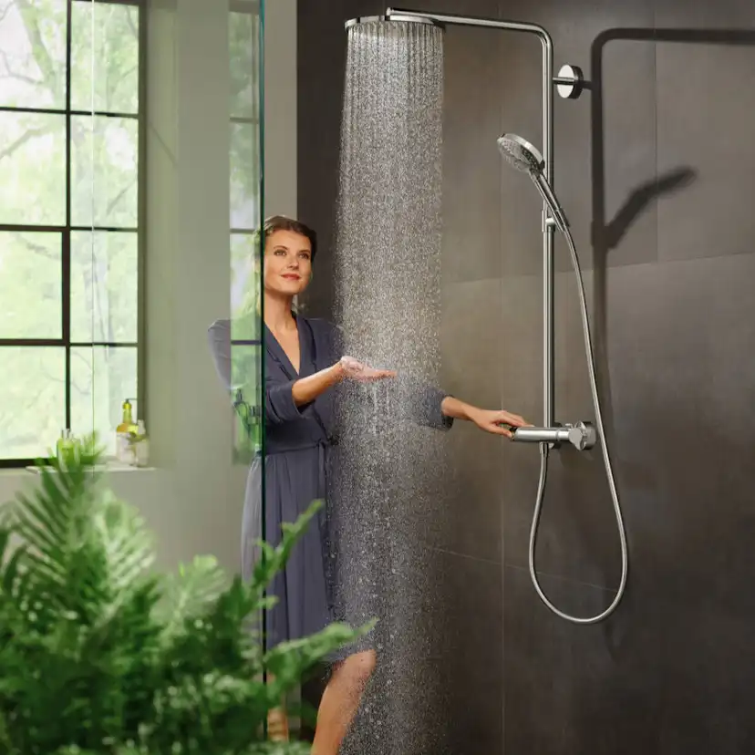Takduschset Hansgrohe Raindance Select S Showerpipe 240 1jet PowderRain 150 cc