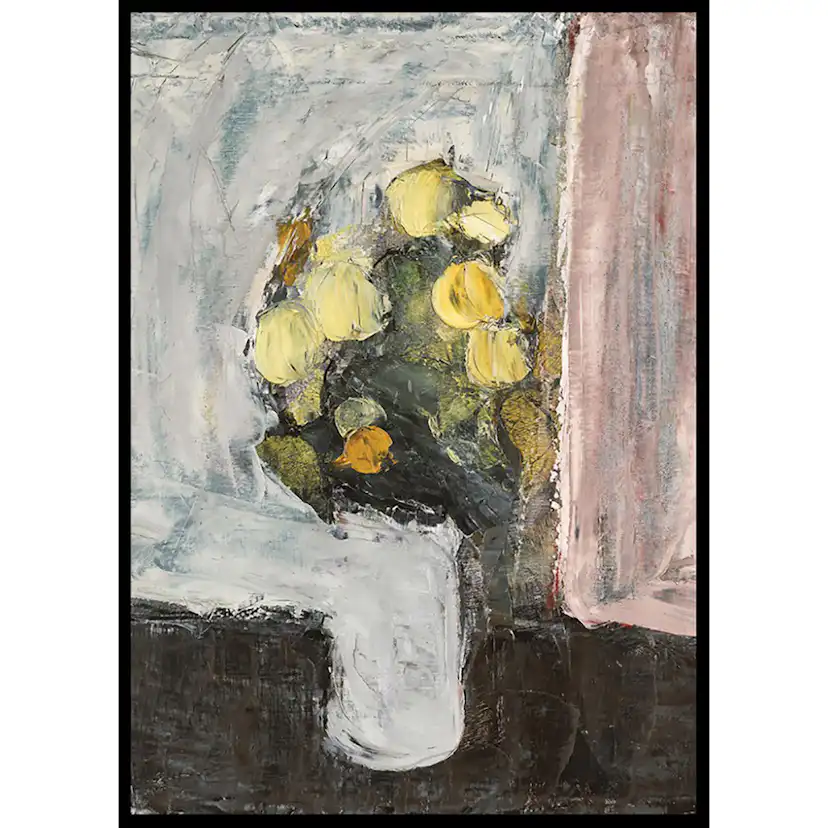 Poster Gallerix Opstilling Med Gule Blomster By Immanuel Ibsen