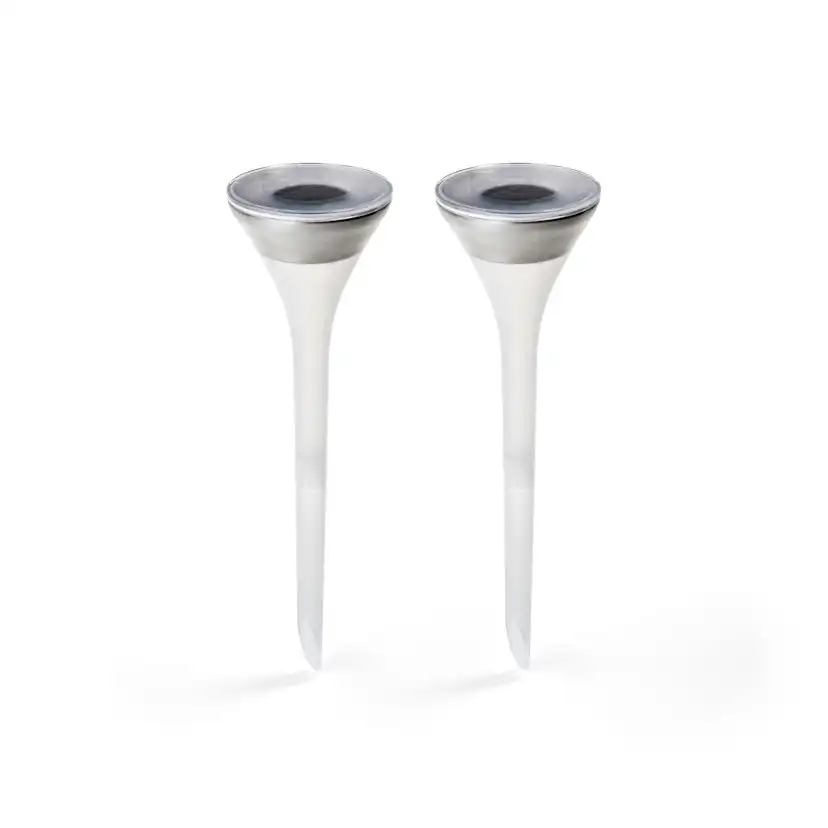 Solcellslampa Gnosjö Konstsmide Assisi Tratt Jordspett 2-pack