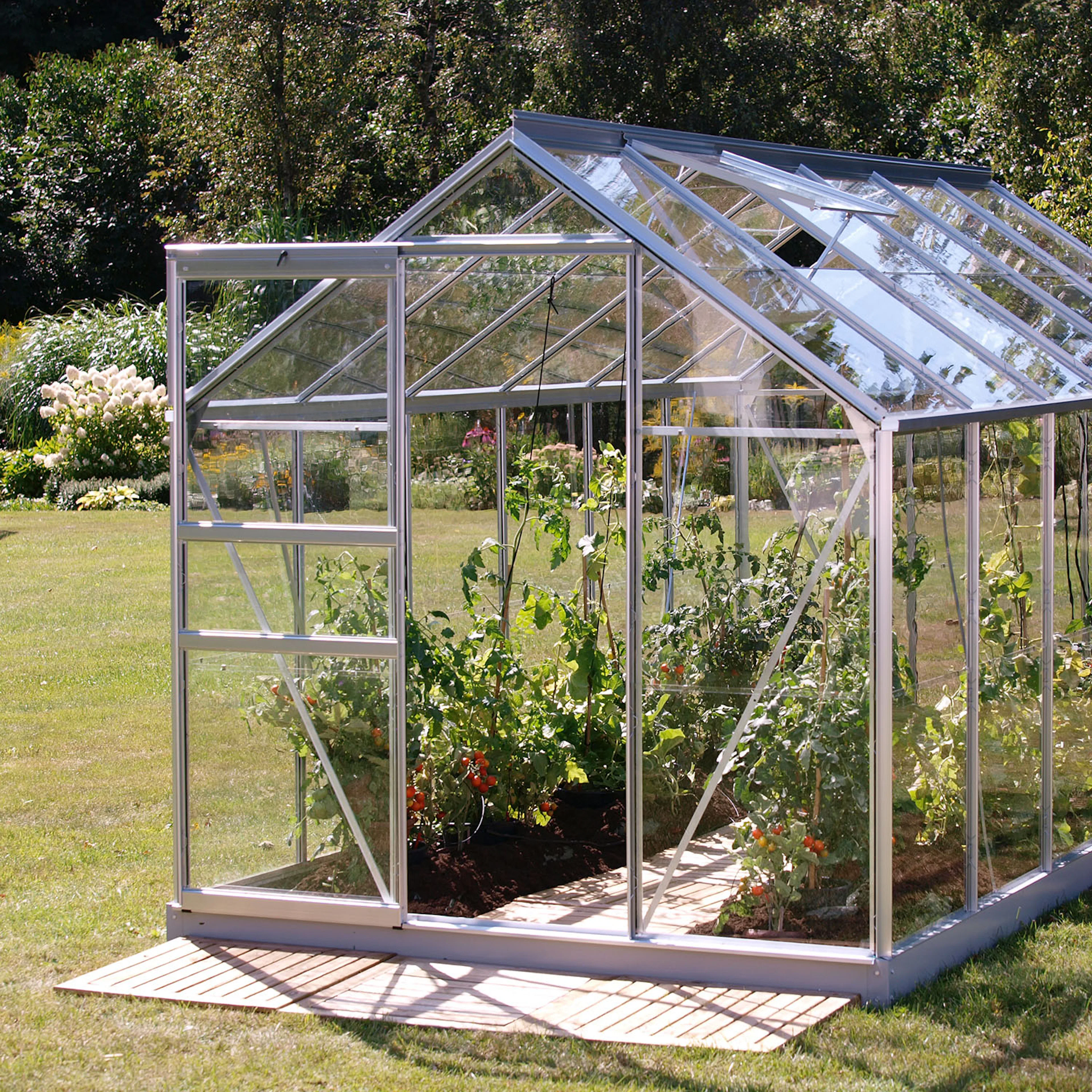 VITAVIA VENUS 7500 ALU 3MM DELAT GLAS M/SOCKEL Aluminium