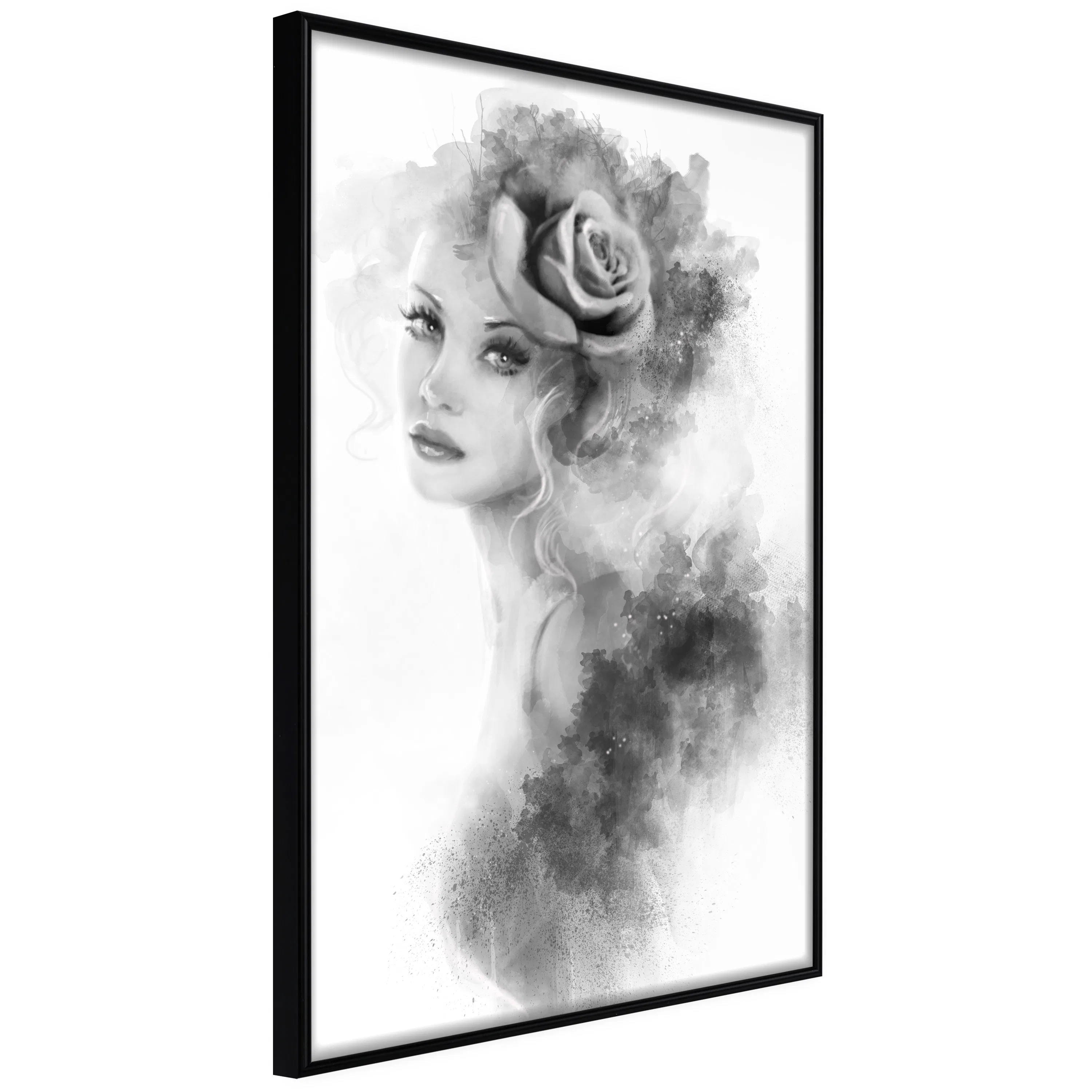 Poster Artgeist Affisch Watercolor Portrait
