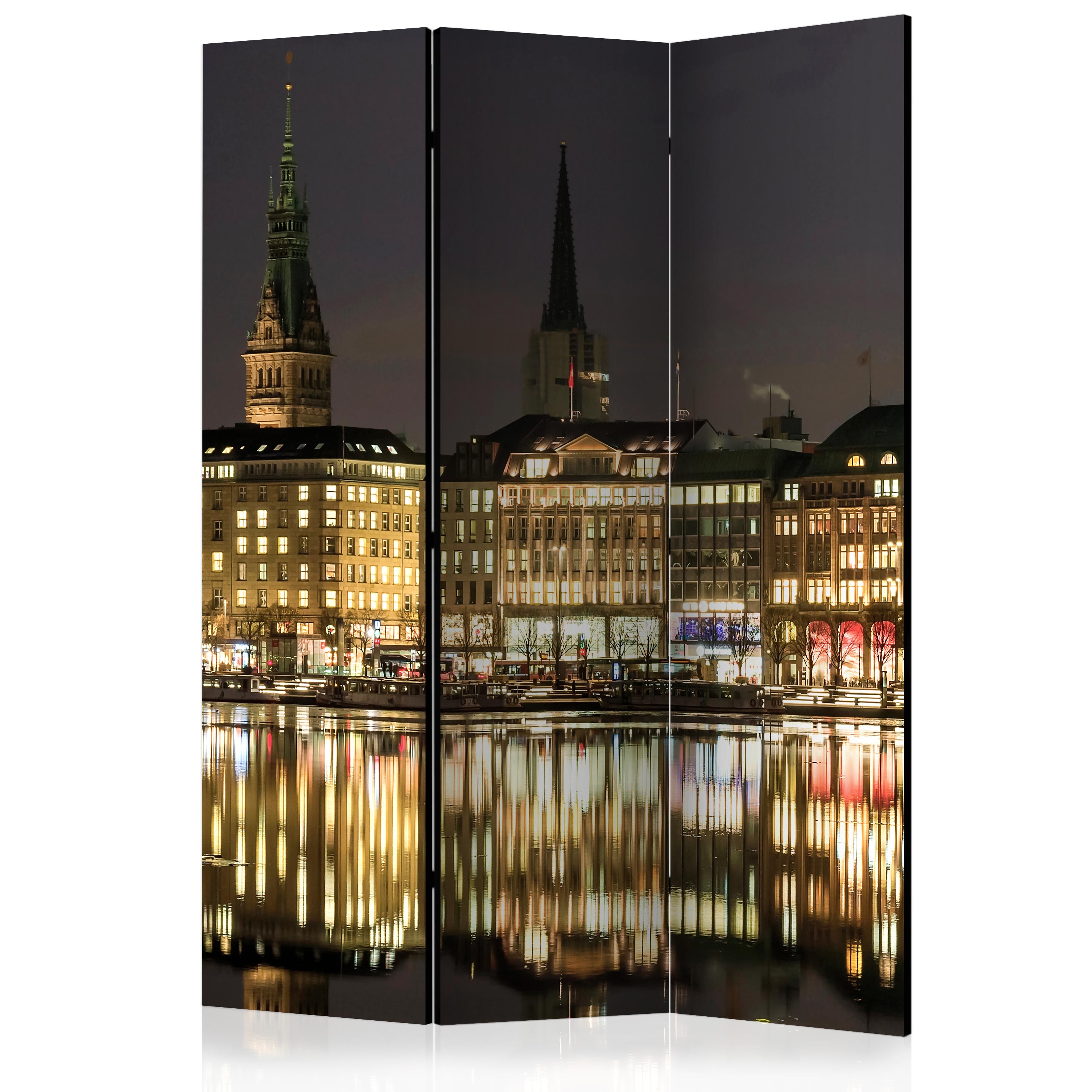 Rumsavdelare Arkiio Night In Hamburg 135x172 cm