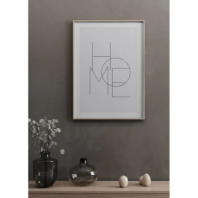 Poster Gallerix Home Typo