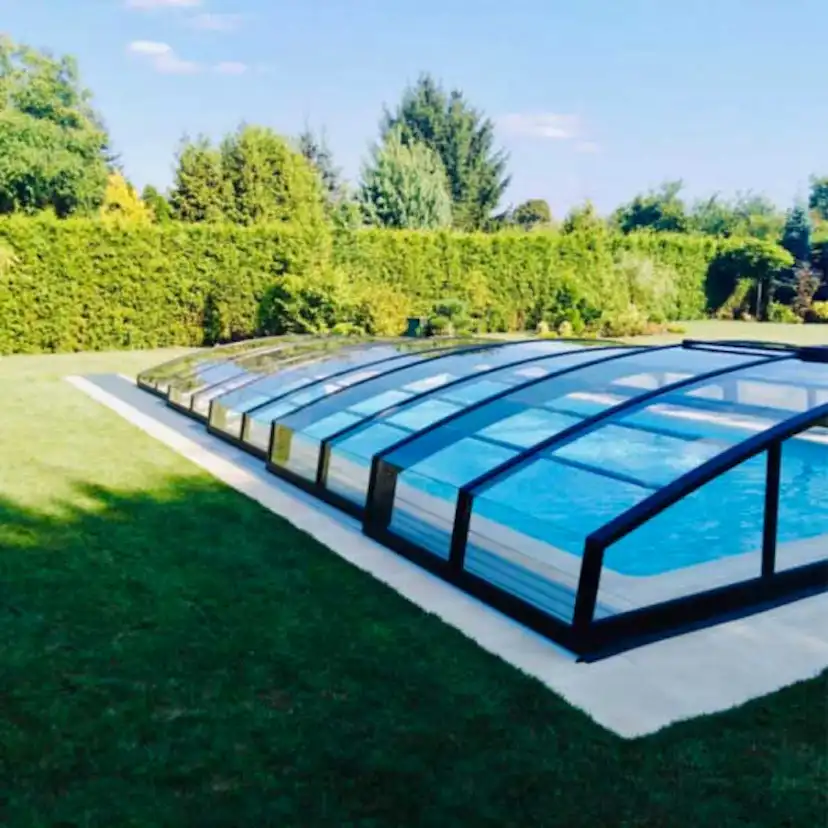 Pooltak Nordenspa Lowline 3,50 x 6,47 Klarplast