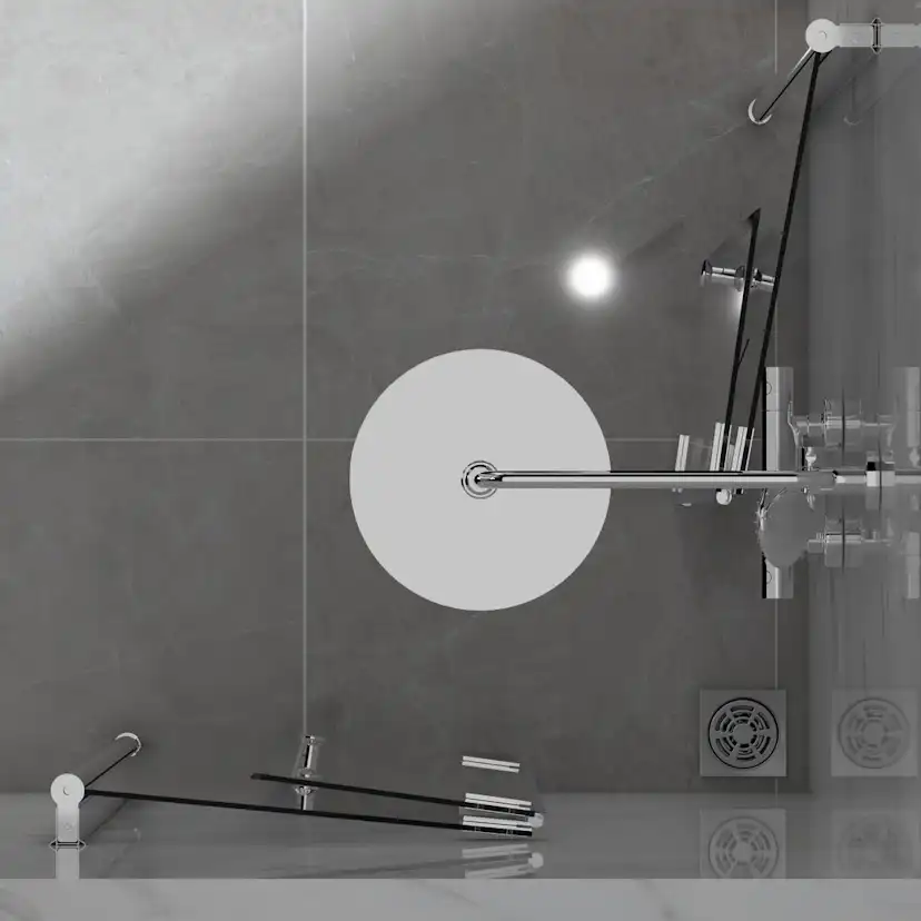 Duschhörna Bathlife Vikbar Rak