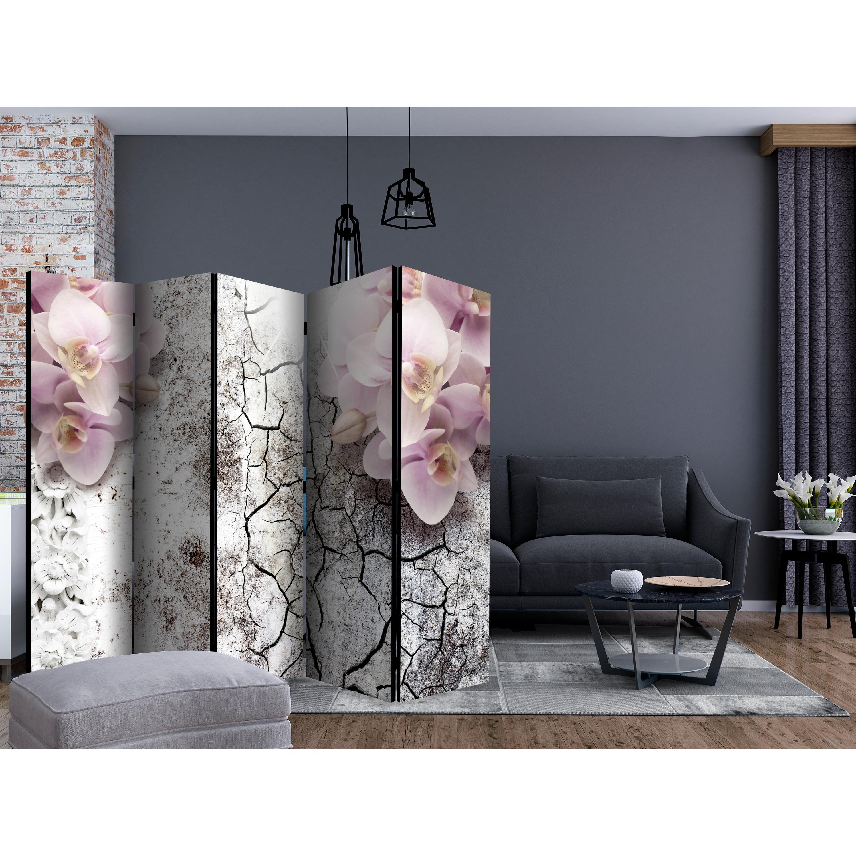 Rumsavdelare Arkiio Bright Red Orchids II 225x172 cm
