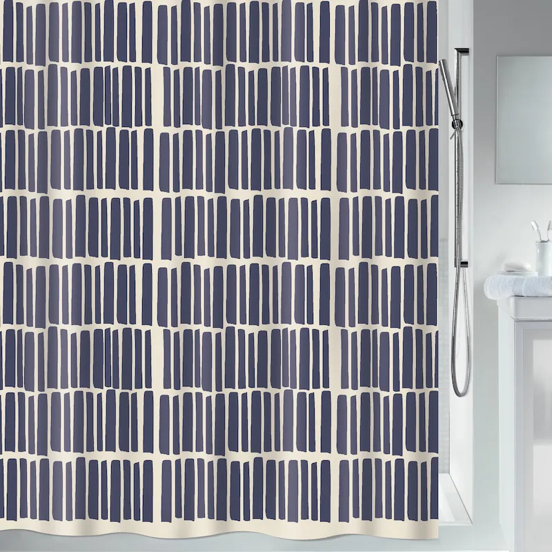 Duschdraperi Spirella Naho Blue 180x200 cm