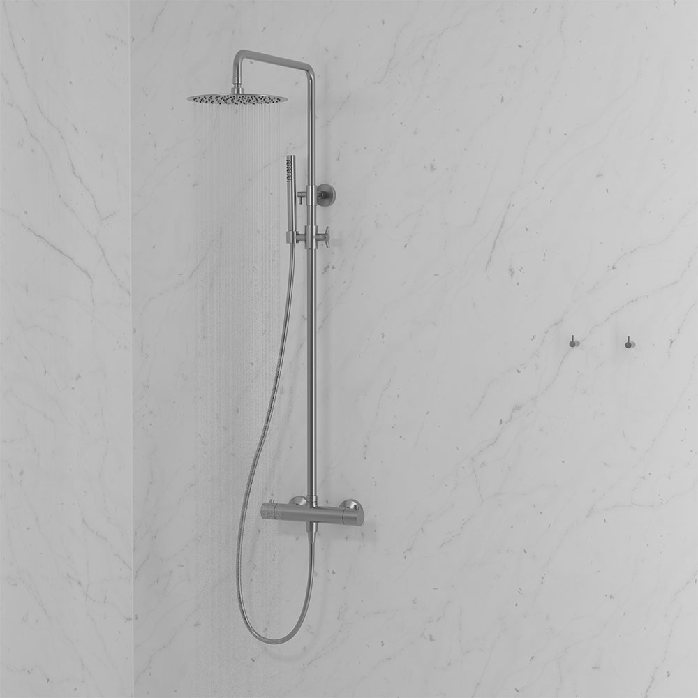 Takduschset Scandtap Steel Pleasure 2