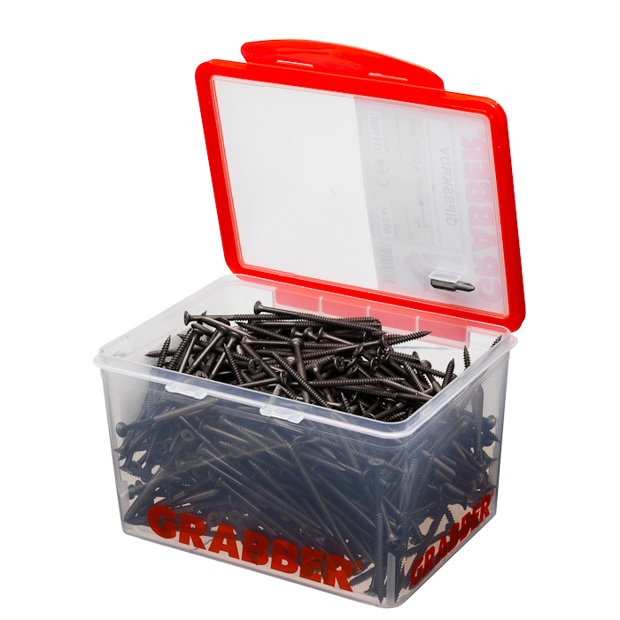 Gipsskruv Grabber mot Stål och Trä