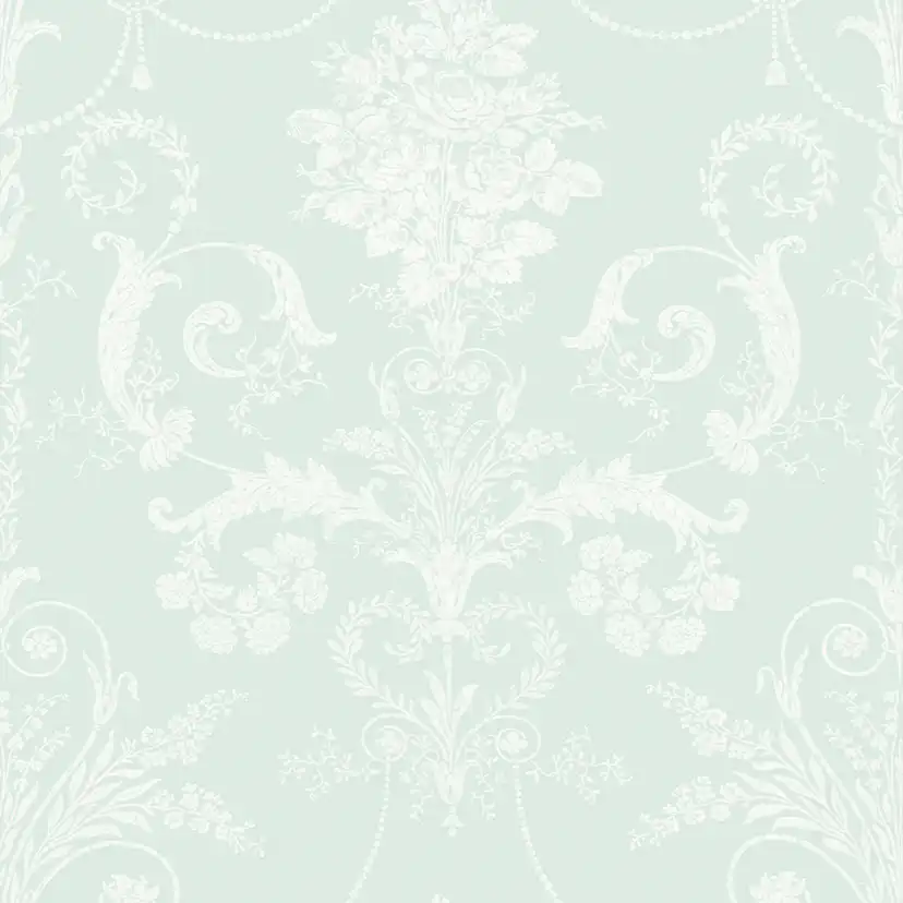 Tapet Laura Ashley Josette Enteneier Blå