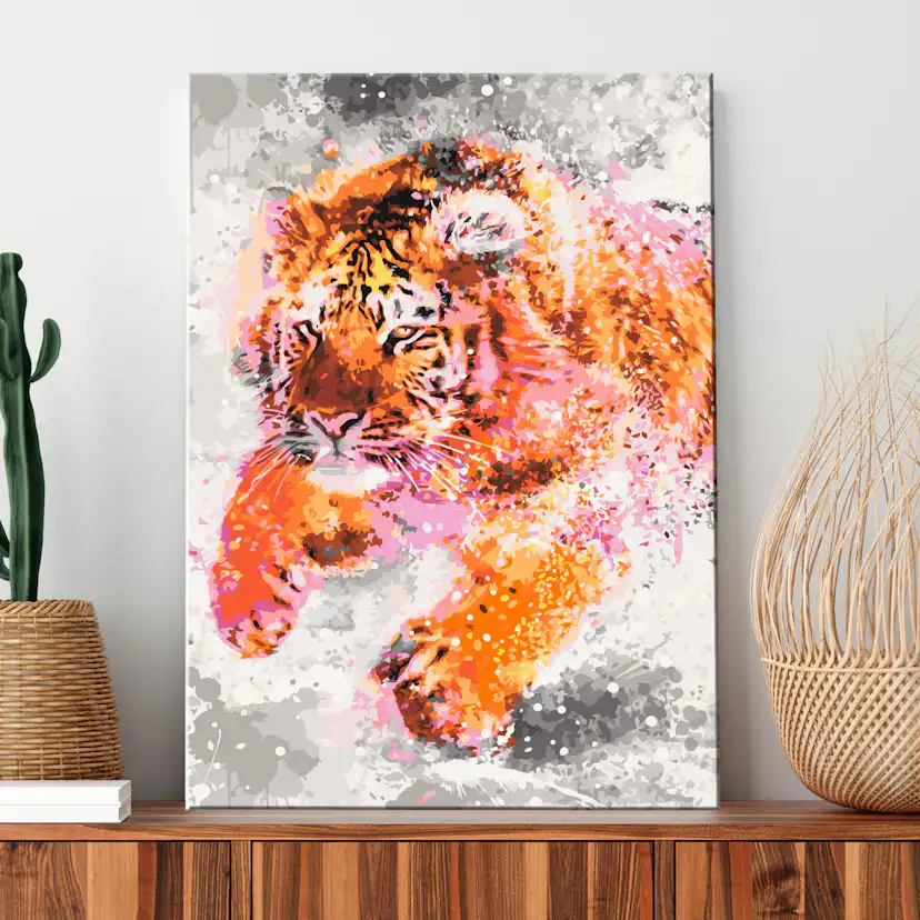 Gör-det-själv Målningar Arkiio Running Tiger