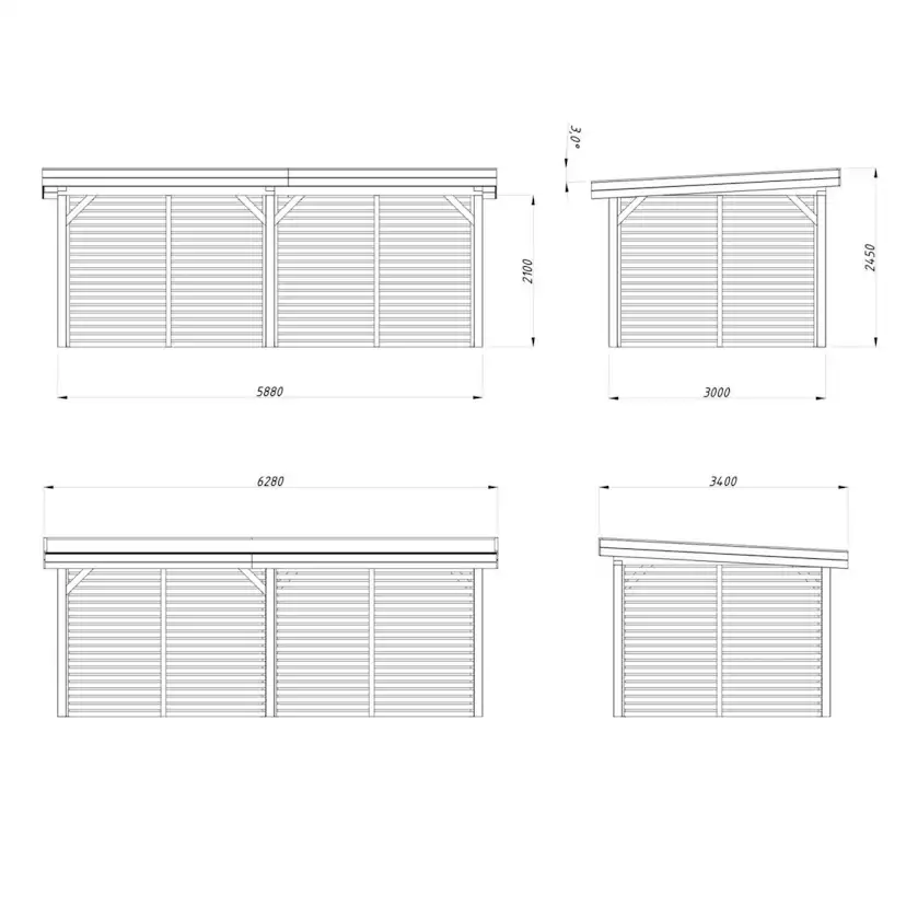 Lenna 16,6 m2 Set 309 NO Behandling: Obehandlad