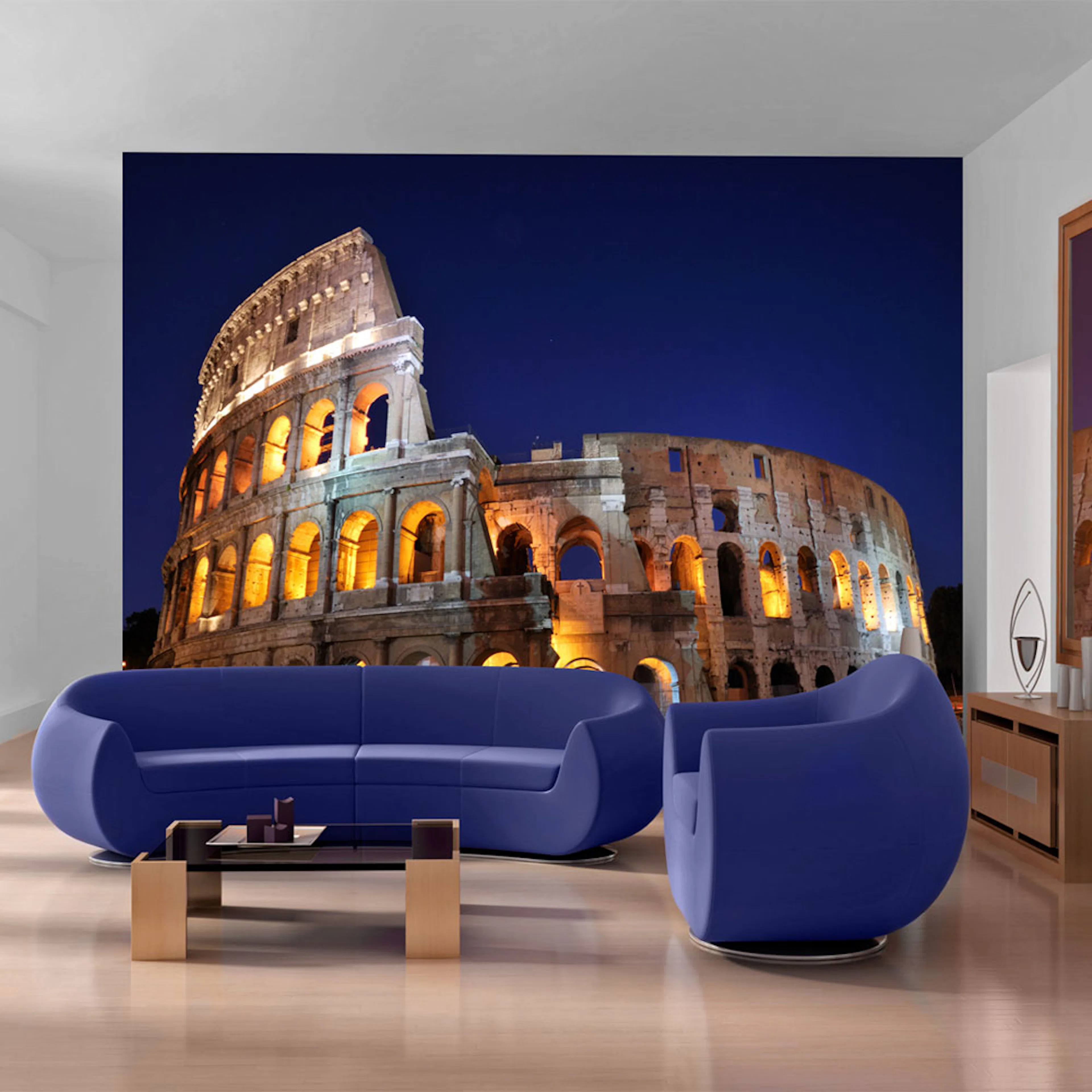 Fototapet Arkiio Colloseum På Natten
