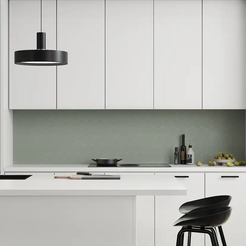 Stänkskyddsskiva Fibo 5206-KM71 EM Olivegreen 11x620x580 mm