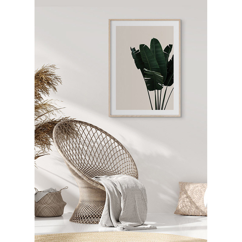 Poster Gallerix Banana Leaves Natural