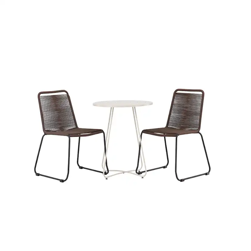 Cafégrupp Venture Home Bacong Bord med 2 Lindos Stolar