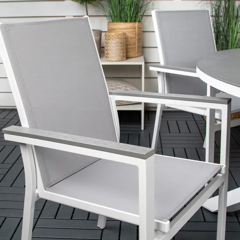 Matgrupp Venture Home Copacabana med 6 Pincy Karmstolar