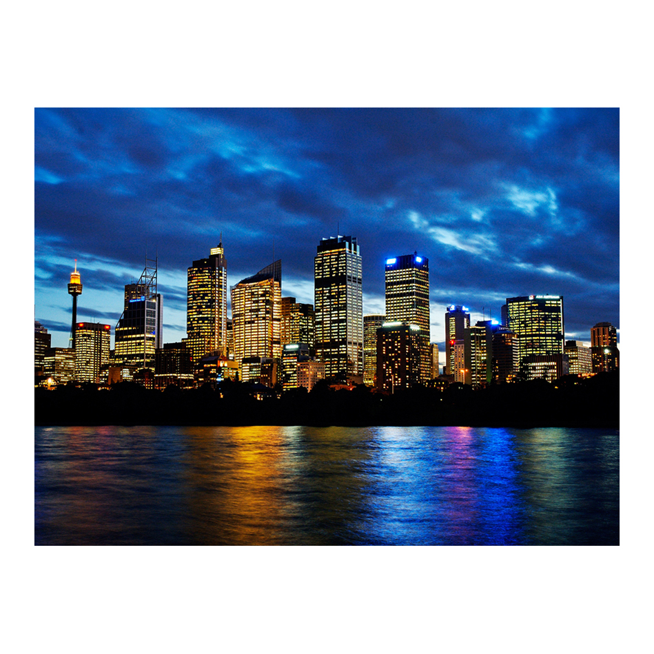 Fototapet Arkiio Kväll Moln Över Sydney