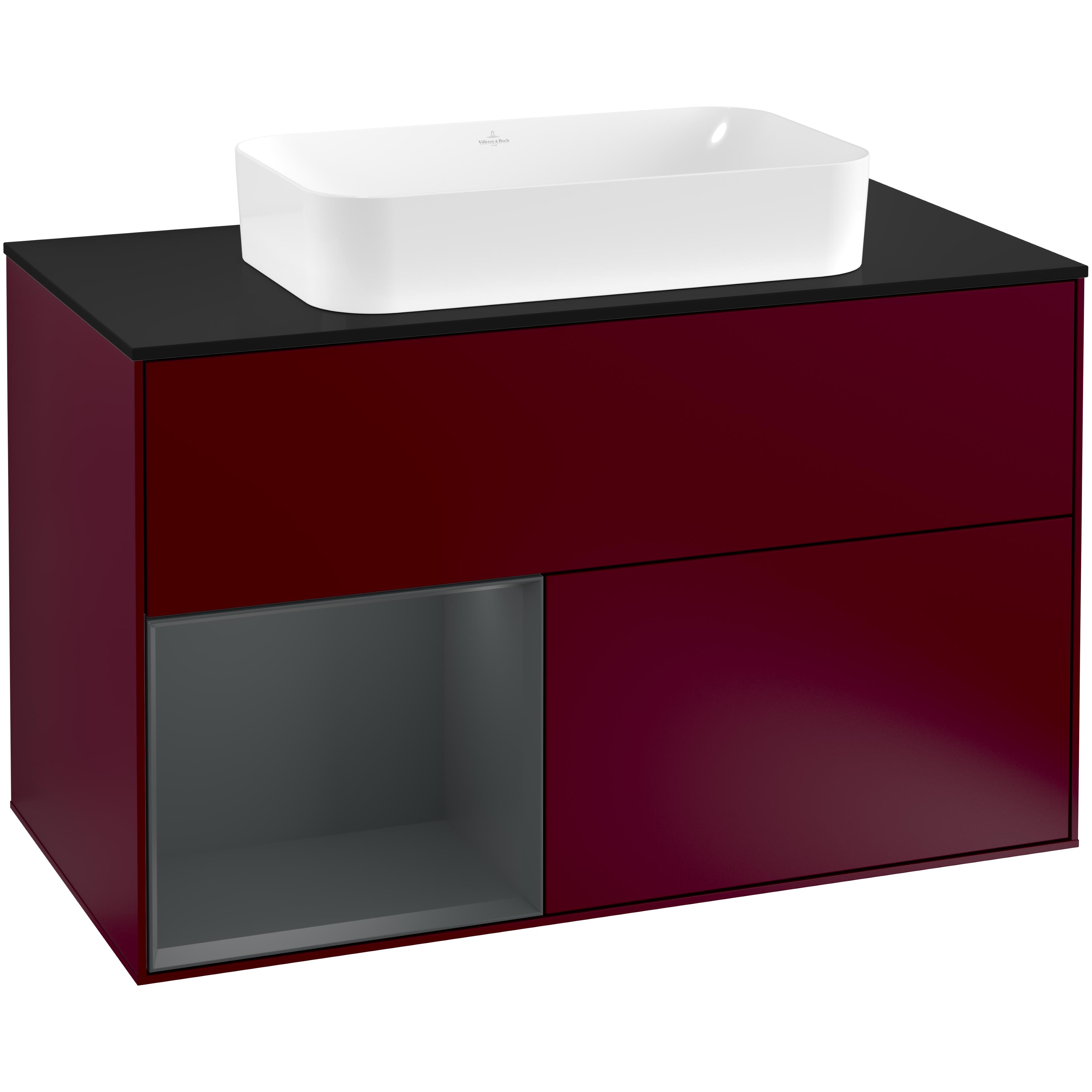 Tvättställsskåp Villeroy & Boch Finion med 2 Lådor Hylla och Bänkskiva för Fristående Tvättställ