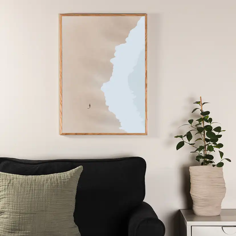 Posters Venture Home Beach Beige Blue