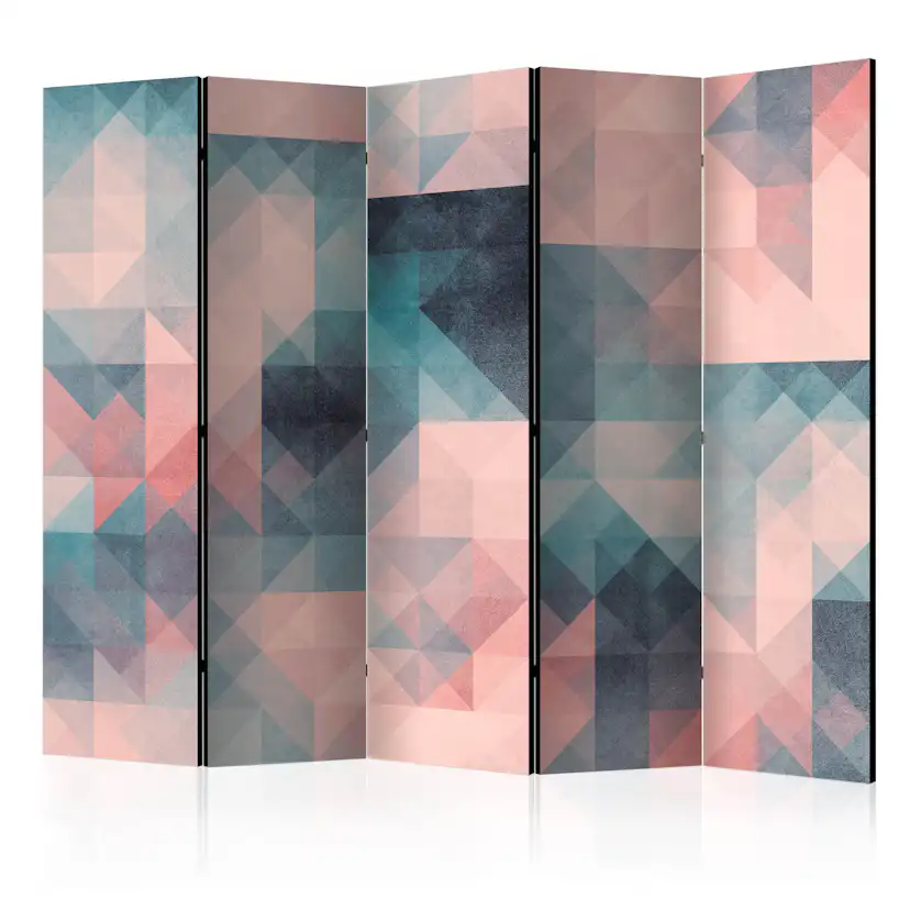 Rumsavdelare Arkiio Pixels Green and Pink II 225x172 cm