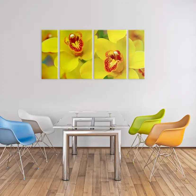 Tavla Arkiio Orchids Intensity Of Yellow Color