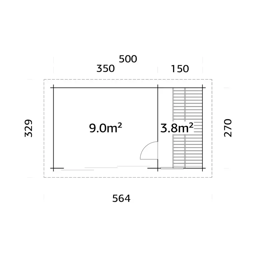 Bastu Palmako Sanna 13,5 m2