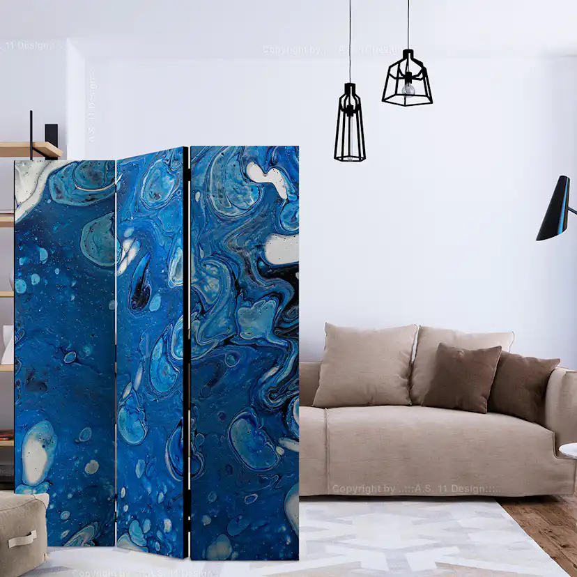 Rumsavdelare Arkiio Blue Stream 135x172 cm