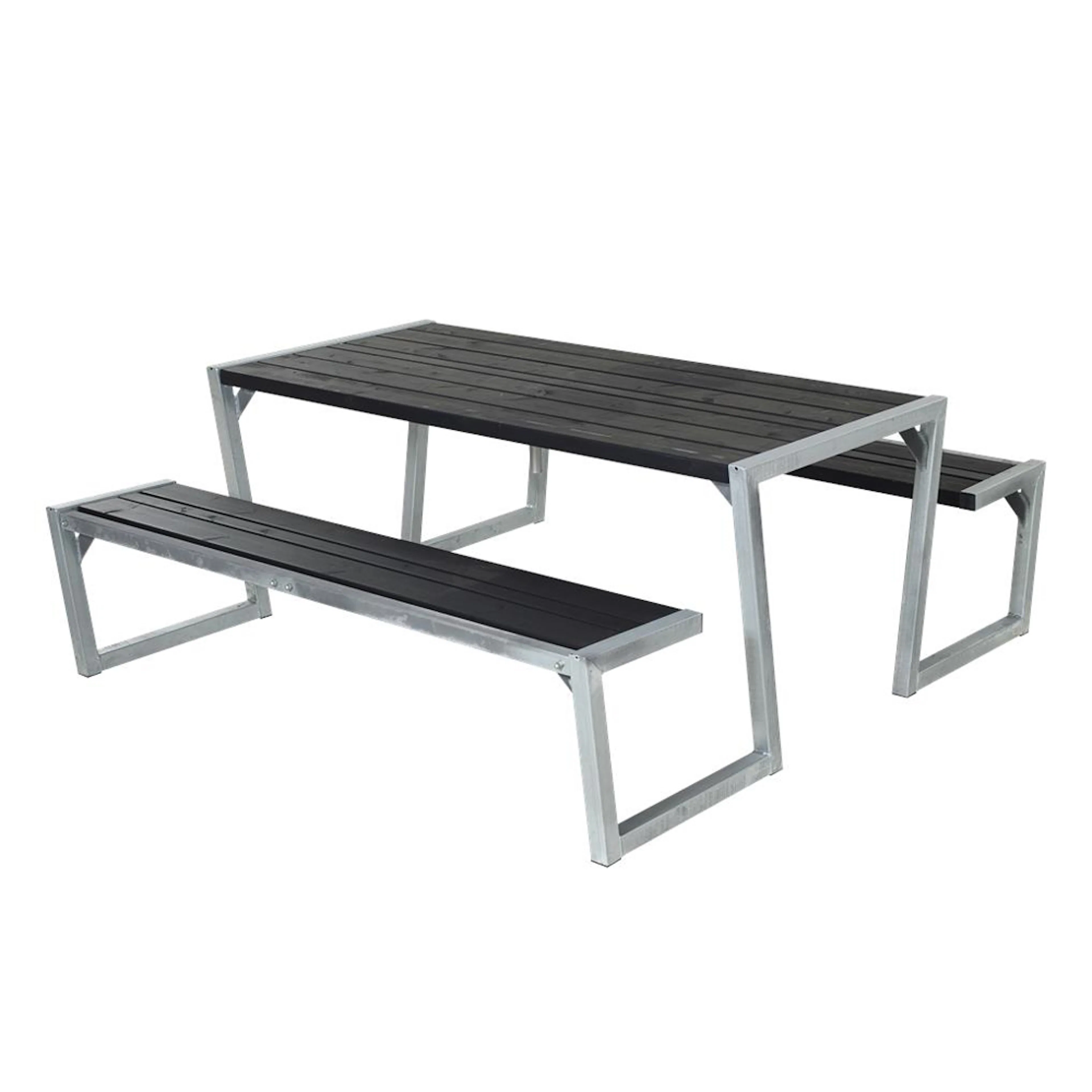 Picknickbord PLUS Zigma Svart Utomhus