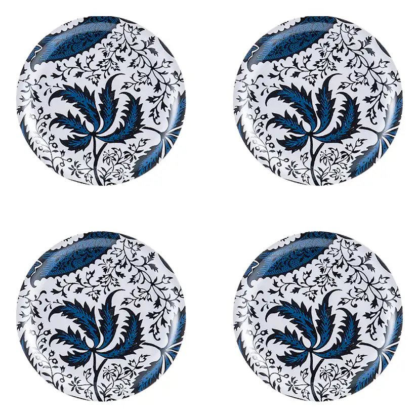 Glasunderlägg Åry Trays Indian Indigo