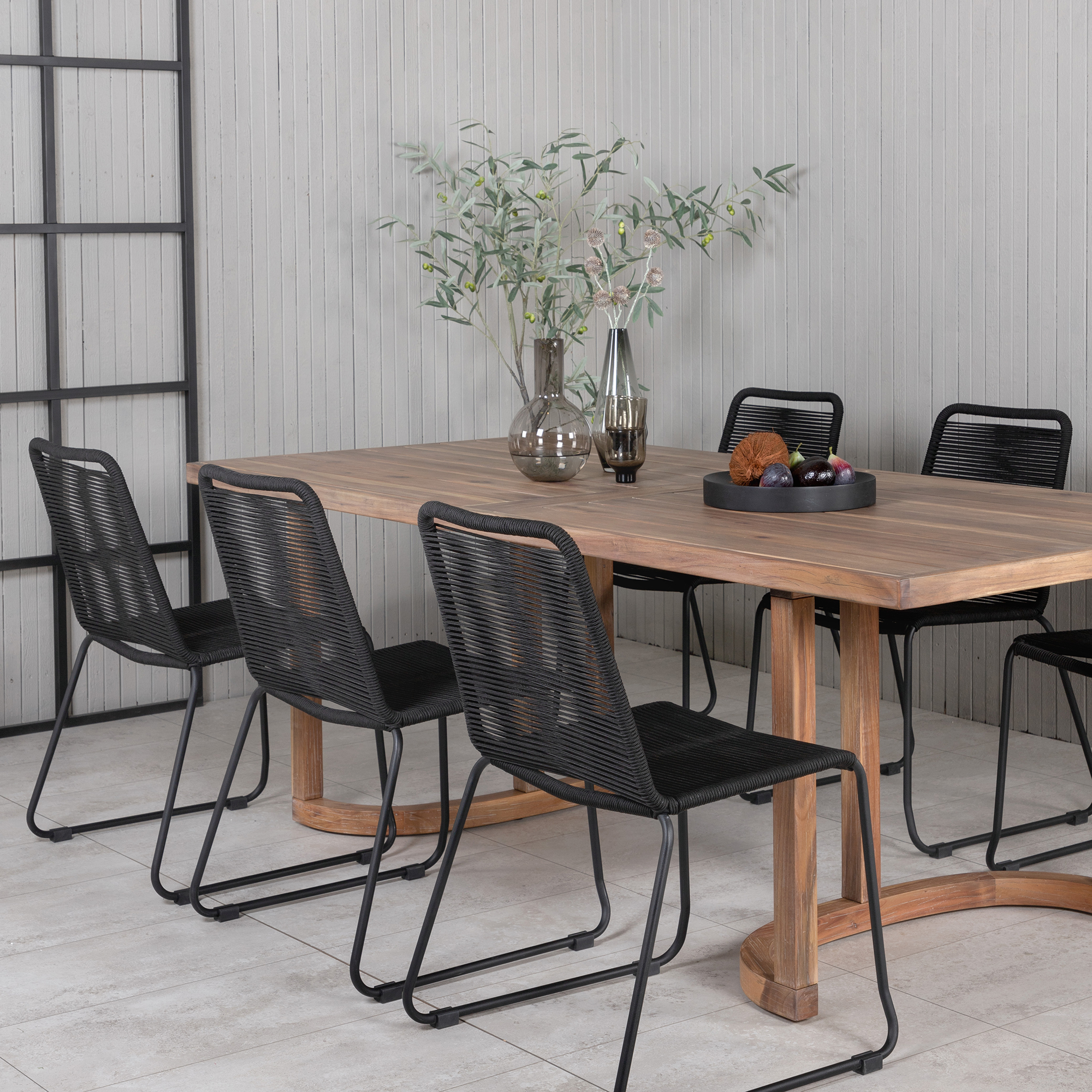 Matgrupp Venture Home Elvira med 6 Minos Matstolar