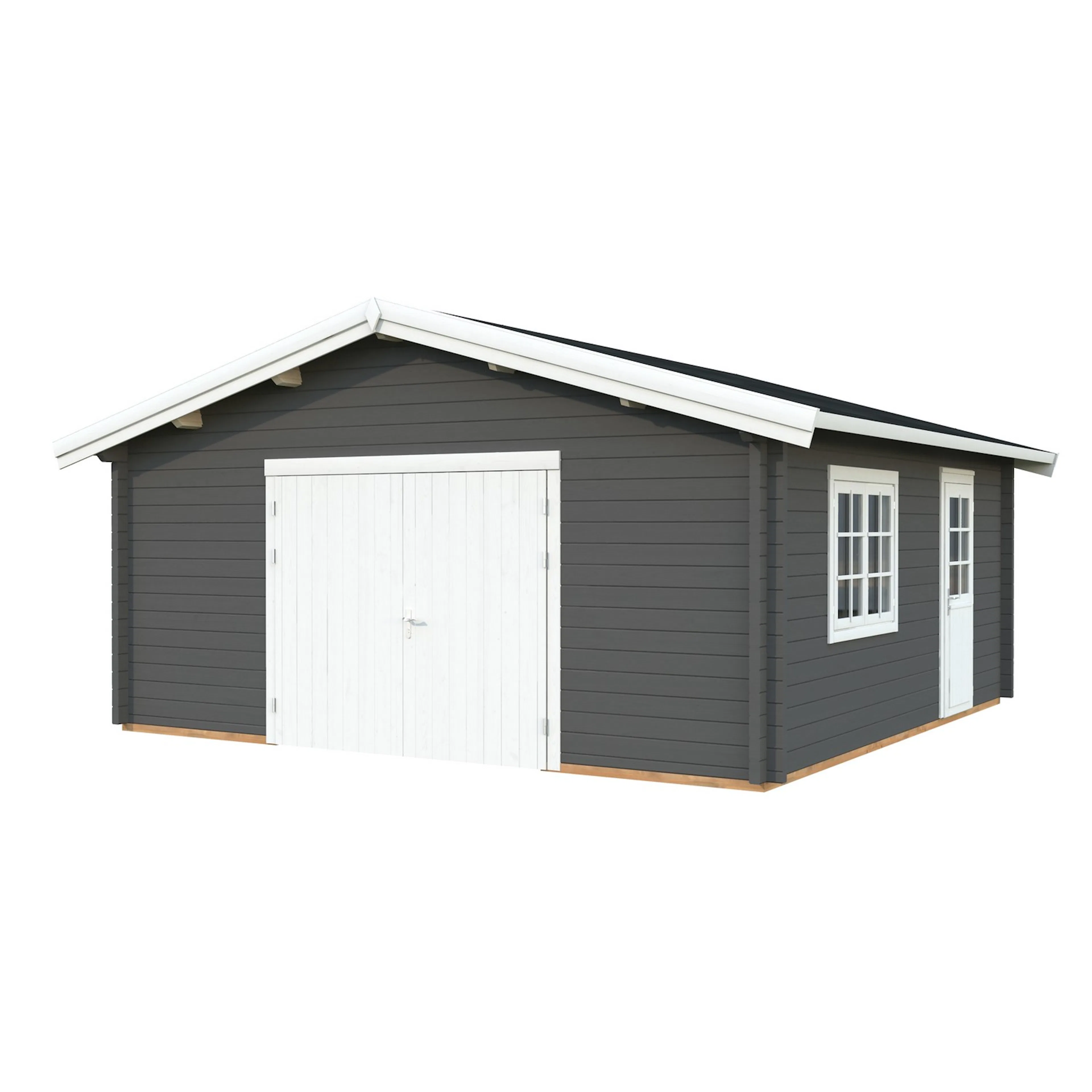 Mörkgrå/Vit