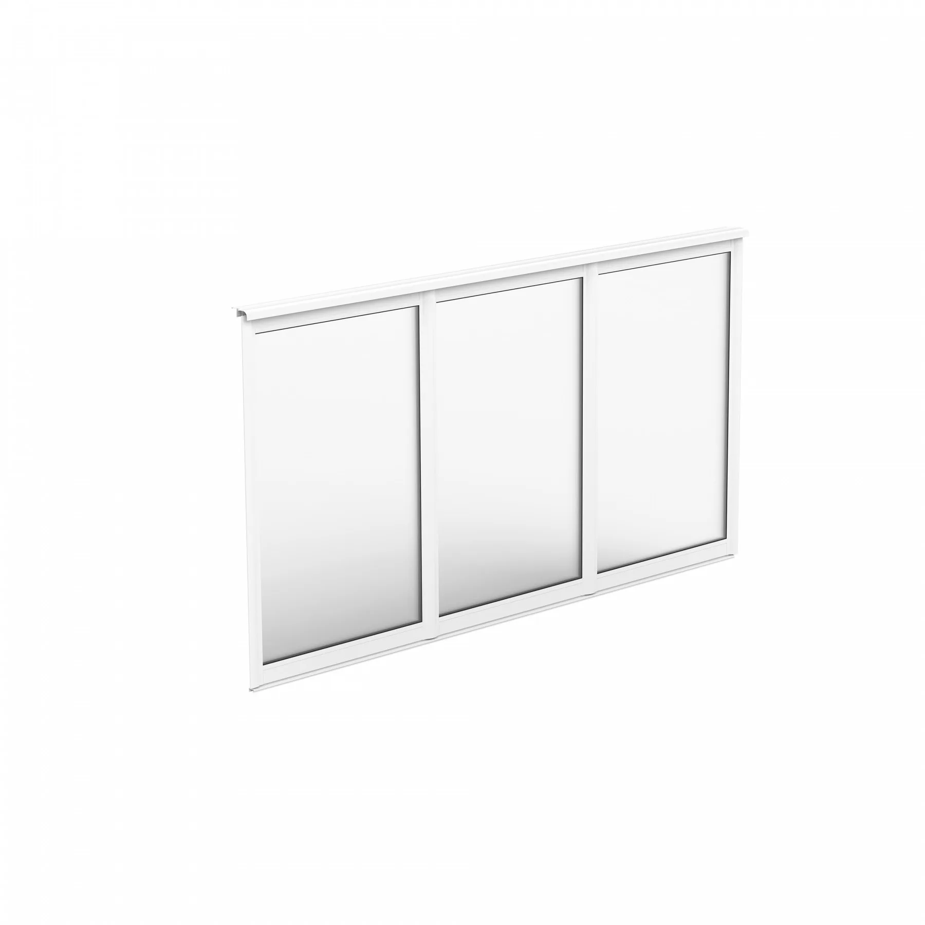 Primolux Fast Parti Vit 3 Fönster B=3115 H=1190 Sommar, B: 3115 mm