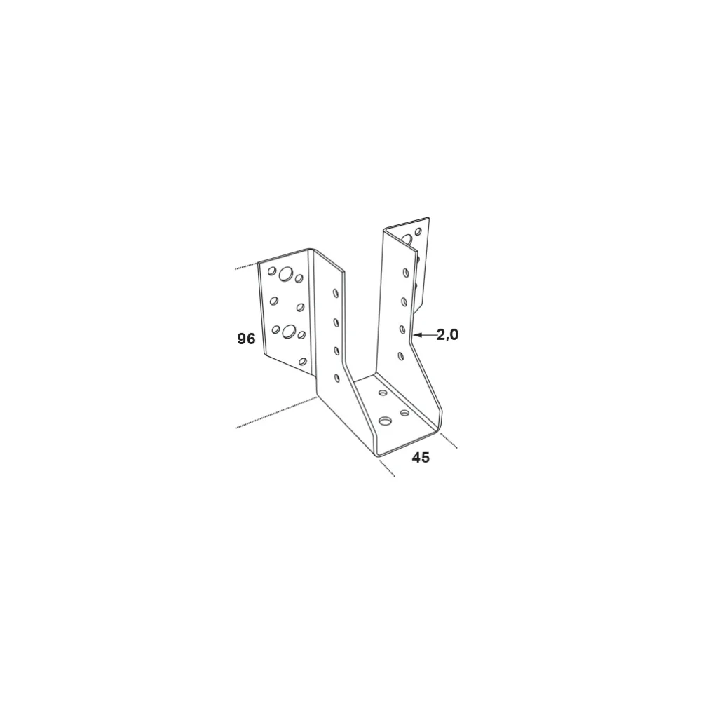Balksko Jh 45x96x2,0 10-pack 45x96x2,0 mm