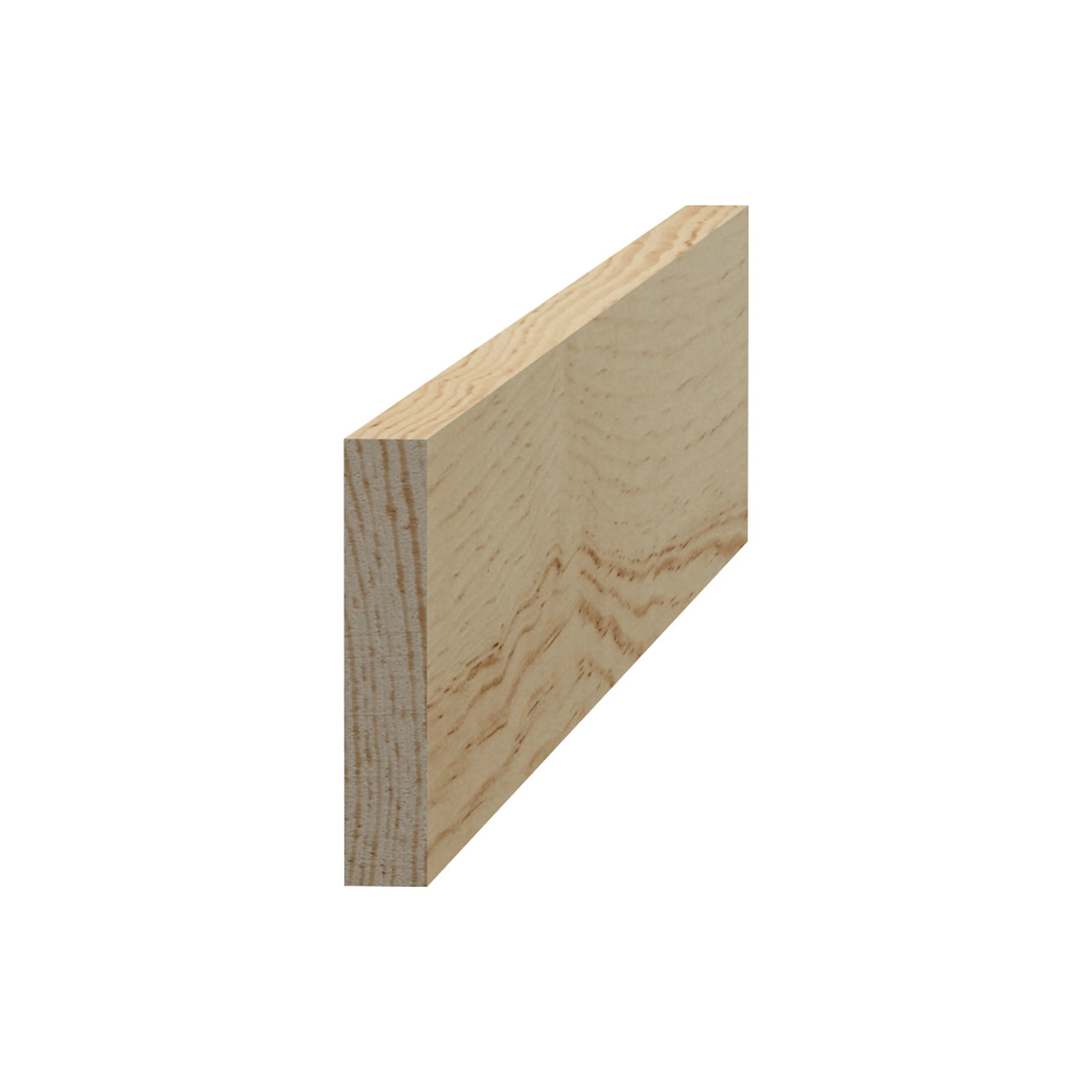 Planhyvlad List Grimslöv Trä List 8x44x2400 mm Obehandlad