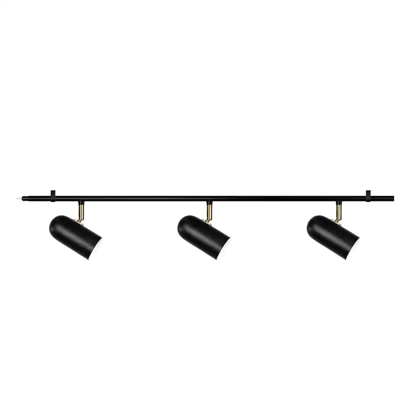 Taklampa Globen Lighting Swan 3 Svart