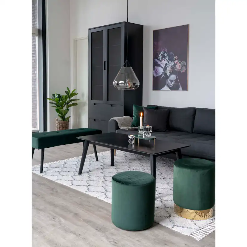 Sittpuff House Nordic Ejby Sammet