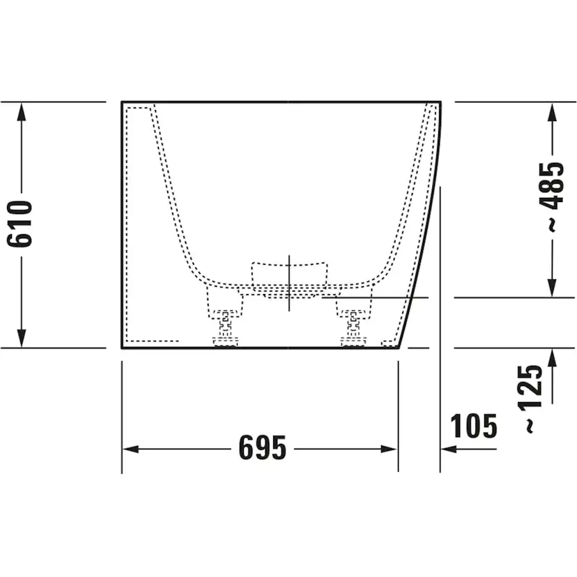 Badkar Ljusgrå Matt 1800x800 mm Ljusgrå