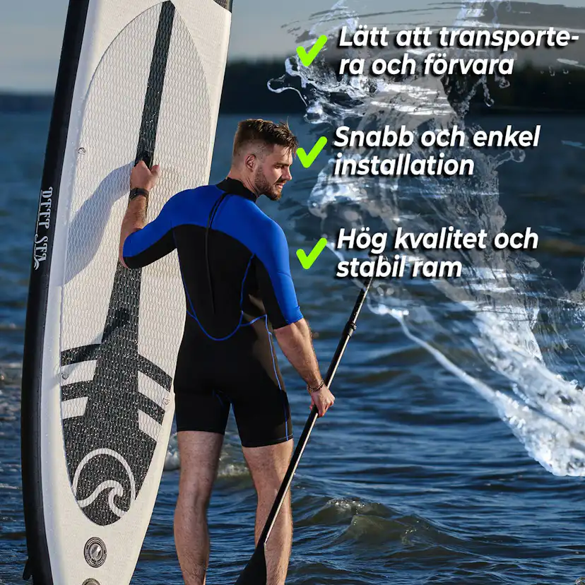Stand-up Paddleboard Deep Sea SUP-brädset XXL 2-pack